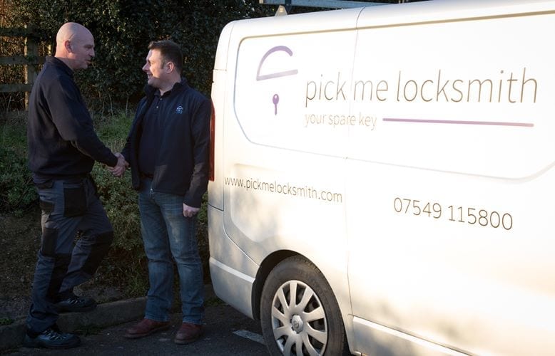 Before image of the Derby locksmith van - before using our Public Relations Services in Derby